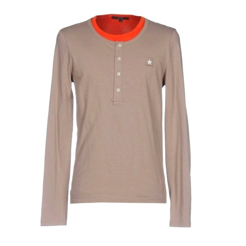$800+ Gucci Double-Layer Long-Sleeve Men's Star T-Shirt Made in Italy New PICS!